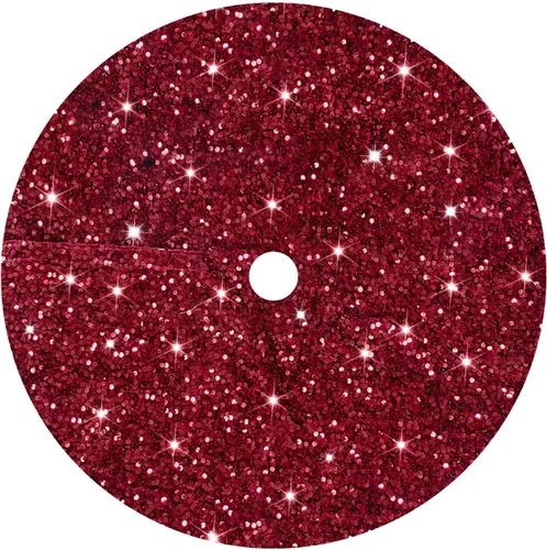 Vista 10 de FUHSY Falda de árbol de Navidad negra de 21 pulgadas, falda de árbol de lentejuelas brillantes, faldas de árbol de Halloween de terciopelo suave