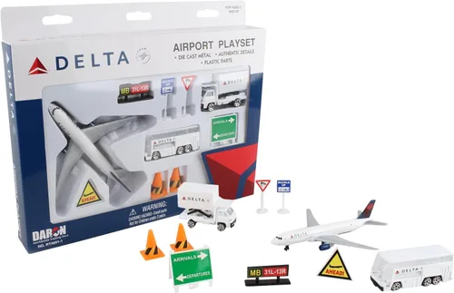 Vista 8 de Daron Southwest Airlines Airport Playset de juguete fundido a presión a