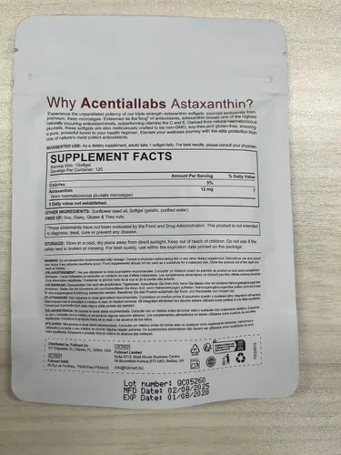 Vista 6 de Astaxantina 12 mg, 120 cápsulas blandas – Suministro para 4 meses, suplementos de astaxantina, suplemento antioxidante que apoya los ojos