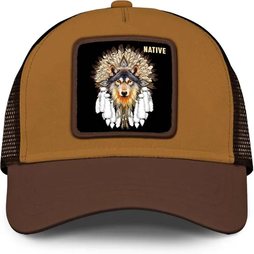 Vista 2 de Asvance Trucker Hat - Mesh Back Baseball Cap for Womens, Mens - Premium Native American Embroidered Hats - Gift for Mom, Dad