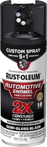 Vista 9 de Rust-Oleum 2X pintura en aerosol personalizada de esmalte automotriz 5 en 1, 12 onzas, claro brillante Brillo Transparente