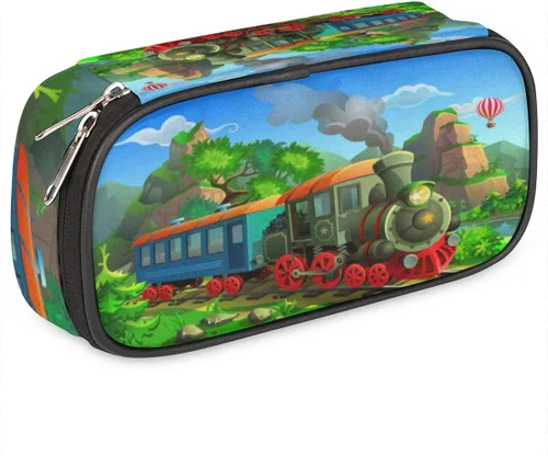 Vista 18 de Pardick Estuche para lápices azteca de gran capacidad, con estampado azteca, con compartimentos con cremallera, para niños, niñas, adultos