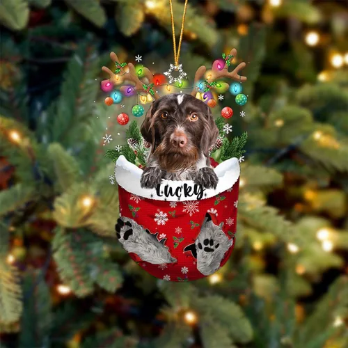 Vista 36 de Adorno de Navidad personalizado para perro Airedale Terrier en bolsillo de nieve, adorno para árbol de Navidad, idea de regalo para amantes