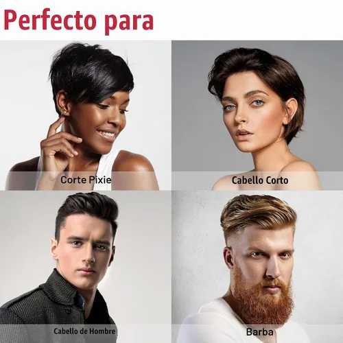 Vista 6 de RED by KISS Lápiz de titanio plancha plana de 3/10 pulgadas – Borde ultra preciso y estilo de corte Pixie, calor máximo de 450 °F, sin
