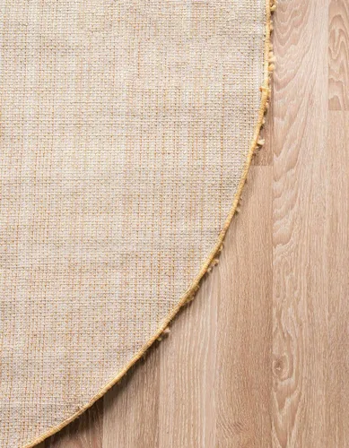Vista 334 de Unique Loom Colección Davos Shag - Alfombra Lino
