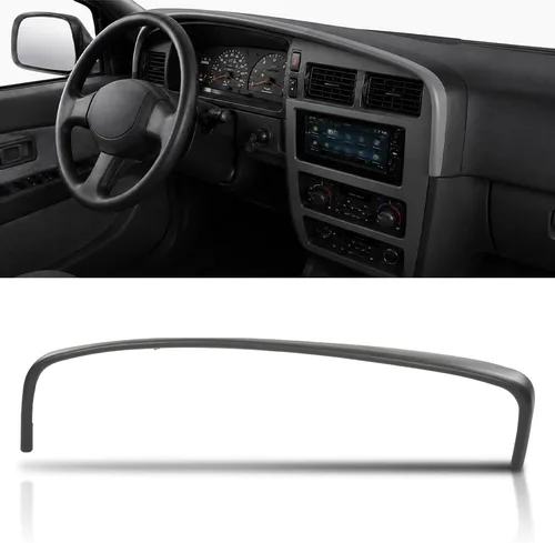 Vista 13 de PIT66 Bisel superior para salpicadero compatible con Toyota Pickup 1989, 1990, 1991, 1992, 1993, 1994 y 1995, color negro Bisel superior