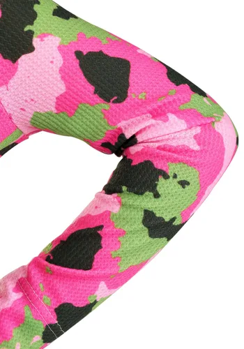 Vista 6 de Disfraz de Niña Ejército Camo Rosa Multicolor