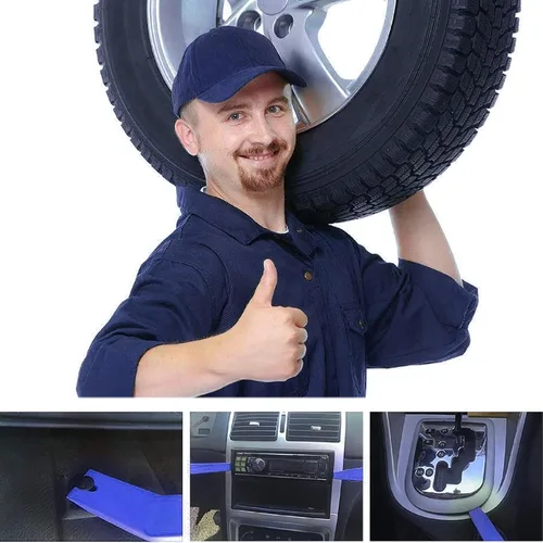 Vista 6 de Paquete de 456 herramientas de extracción de molduras, kit de herramientas de ajuste de audio para puerta de panel de automóvil, juego
