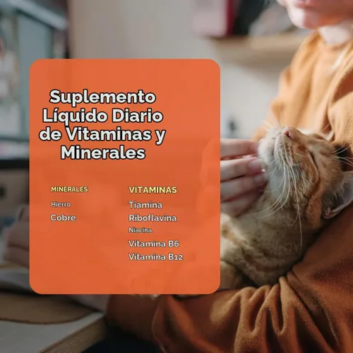 Vista 5 de Suplemento líquido de vitaminas y minerales para perros y gatos