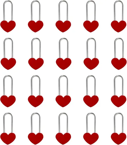 Vista 37 de Candado de amor VeYocilk de 3.5" 50mm en forma de corazón, candado de corazón negro para deseos de amor, ideal para bodas, San Valentín