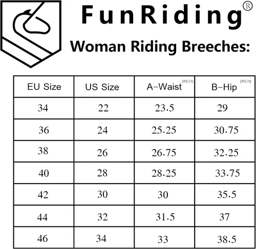 Vista 7 de FunRiding Pantalones de montar a caballo con agarre de silicona para mujer Cintura media con visera delantera