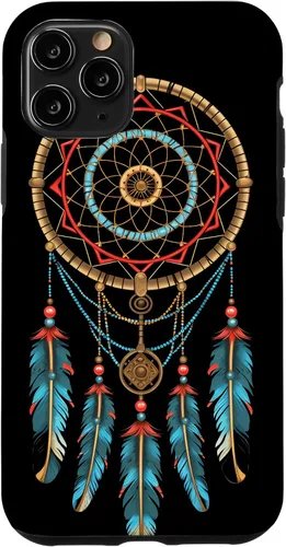 Vista 29 de Dreamcatcher Native American Indian Feathers Tribal Boho Case for iPhone 17