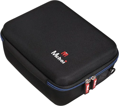 Vista 4 de Mchoi Funda de viaje rígida para proyector AuKing 2022/para mini proyector actualizado 2025, solo funda