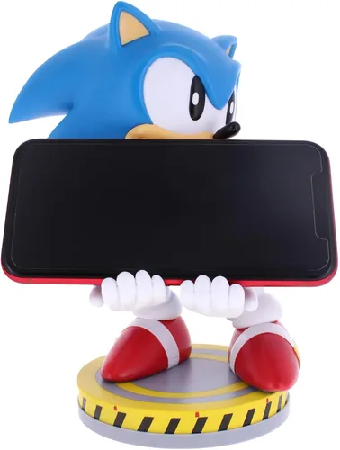 Vista 7 de Exquisito juego soporte deslizante para teléfono Sonic y soporte para controlador - Sonic The Hedgehog - Figura con licencia oficial, Cable Guys