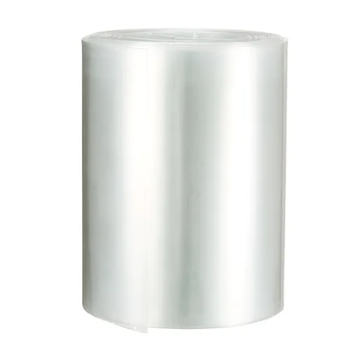 Vista 10 de uxcell Tubería termorretráctil de PVC de 1.969 in de ancho plano para 18650 16.4 ft de longitud, azul