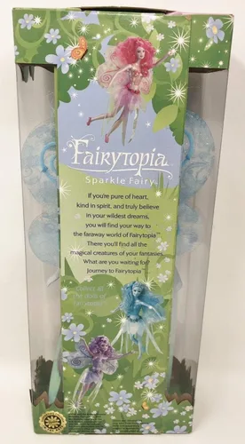 Vista 4 de Fairytopia Sparkle Fairy Barbie Muñeca azul