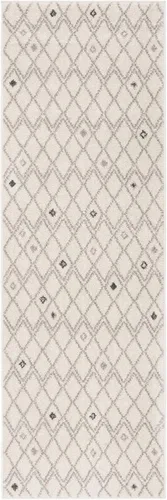Vista 3 de SAFAVIEH Adirondack Collection ADR132B - Alfombra de pasillo, 2 pies 6 pulgadas x 8 pies, diseño de enrejado bohemio marroquí, no desprende pelusa