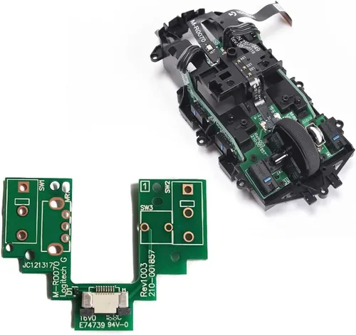 Vista 6 de Kingjinglo Módulo de botón de interruptor de placa base superior de mouse para mouse inalámbrico G Pro, botón de microinterruptor