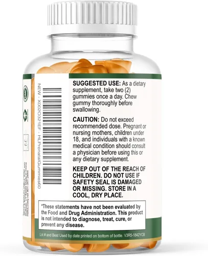 Vista 8 de Vitaminas prenatales para mujeres – Multivitamínico completo para el embarazo – Ácido fólico, Omega 3 DHA, colina, vitamina D – Apoyo esencial