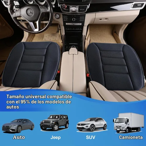 Vista 3 de Lofty Aim Cojín de asiento de coche para conducción, cojín de espuma 4d negro