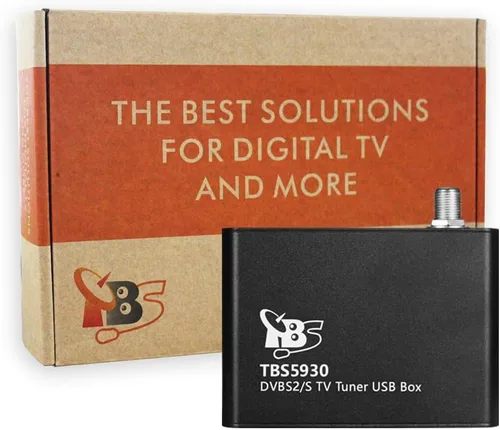 Vista 5 de TBS 5930 DVB-S2X/S2/S sintonizador de TV por satélite USB Box