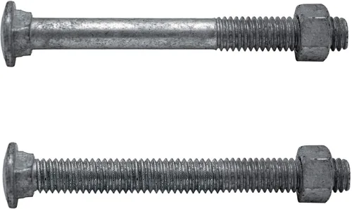 Vista 11 de Pernos de carro 1/4-20 x 3/4 ": Pernos de carro galvanizados a granel para valla (25 piezas)