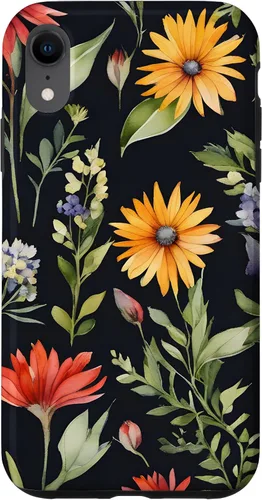 Vista 25 de iPhone 16 Bouquet Acuarela Flores Acuarela Floral Botánico Case