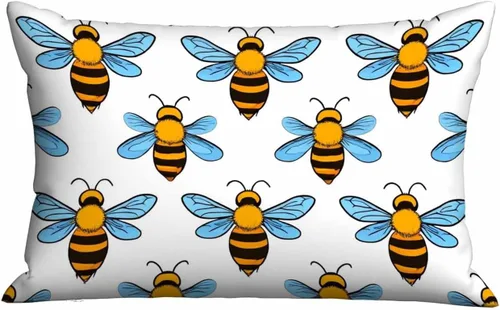 Vista 13 de Mugod Funda de cojín con diseño de lunares negros, sin costuras, para cama, sofá, oficina, 20 x 30 pulgadas