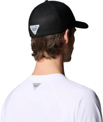 Vista 294 de Columbia Gorra de bola de malla Bandera antigua de malva/blanco/pescado