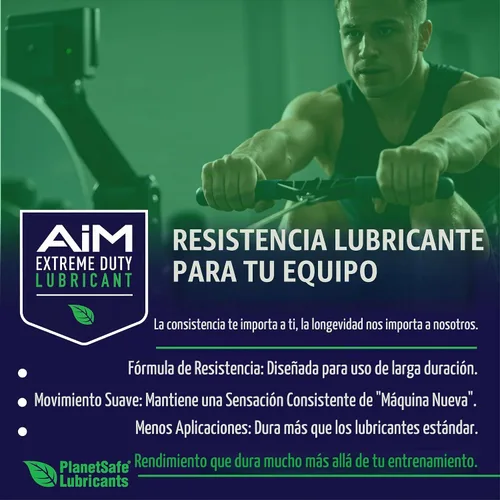 Vista 5 de PlanetSafe - Lubricante para equipo de ejercicio, no tóxico, no peligroso, sin olor, para: escalador vertical, cinta de correr, bicicleta