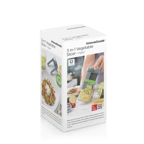 Vista 16 de Cortador de Verduras en Espiral y Rallador con Recetas Vigizer InnovaGoods