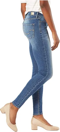 Vista 4 de Signature by Levi Strauss & Co. Gold Label Jeans ajustados totalmente moldeadores para mujer (estándar y plus)