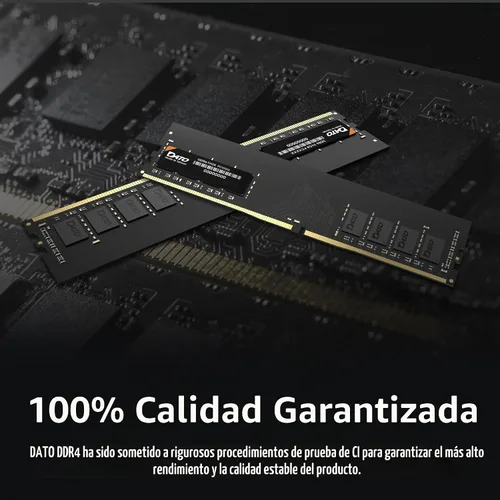 Vista 6 de Memoria RAM DATO DDR4 de 8 GB 3200 MHz, PC4-25600 CL22 1.2 V 288-pin Non-ECC sin búfer DIMM, módulo de memoria para computadora de escritorio