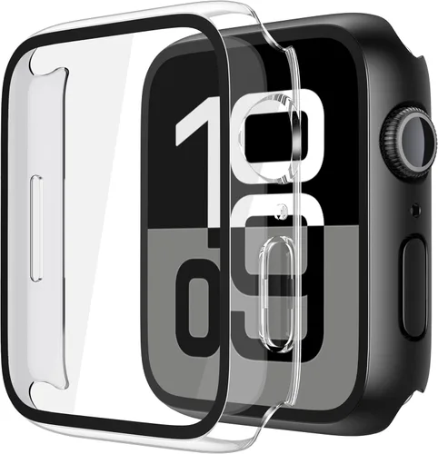 Vista 49 de Misxi Juego de 2 Fundas de Vidrio Templado Compatibles con Apple Watch Series 3 y Series 2 de 1.496 Pulgadas, Protector de Pantalla de Policarbonato