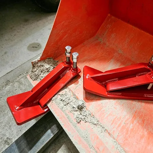 Vista 3 de Protector de cubo de tractor 2 PCS rojo