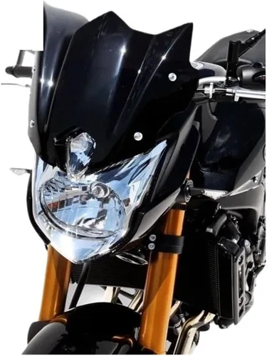 Vista 3 de For YA&MAHA FZ 8 screen 2010 2011 2012 2013 2014 2015 2016 2017 Motorcycle Black Windshield Windscreen Deflector Fairing Cove(Black)