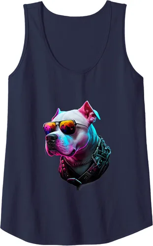 Vista 12 de Dogo Argentino Dogs Dogo Argentinos - Camiseta sin mangas, Negro
