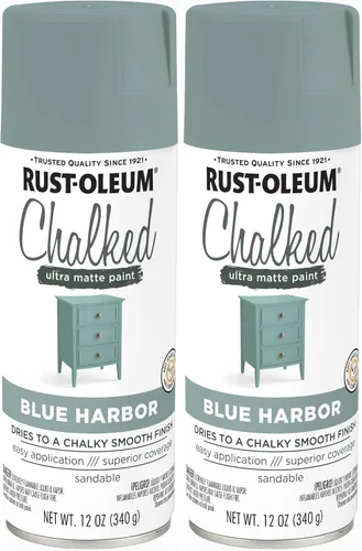 Vista 72 de Rust-Oleum 302592 - Pintura a la tiza en aerosol ultramate de 12 onzas (paquete de 1), color gris envejecido