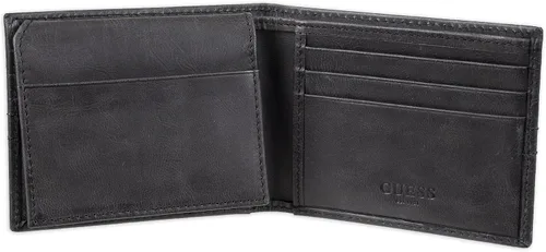 Vista 5 de GUESS Men's Leather Slim Bifold Wallet