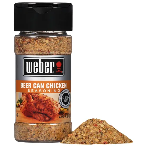 Vista 4 de Weber Condimento para Pollo Lata de Cerveza, Shaker de 2.85 Onzas