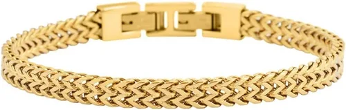 Vista 10 de Geoffrey Beene Pulsera de cadena doble Franco de acero inoxidable para hombre con extensión Negro