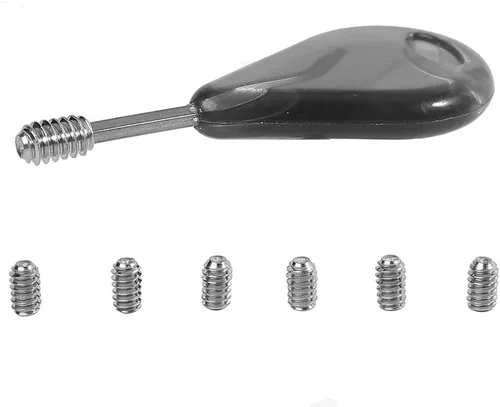 Vista 3 de Accesorios para tablas de surf, 6 tornillos de aleta y llave para aleta de tabla de surf para quitar o instalar los tornillos de agarre que sujetan