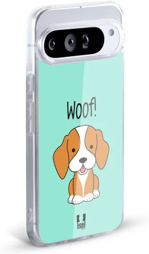 Vista 2 de Head Case Designs Beagle Happy Puppies Gel Case [Military Grade Protection] Compatible with Google Pixel 8 and Compatible with MagSafe