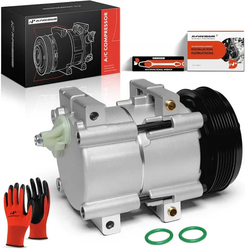Vista 10 de A-Premium Compresor de aire acondicionado con embrague compatible con Ford Focus 2.0L 2003-2004, solo se adapta a DOHC Compatible with Ford Focus