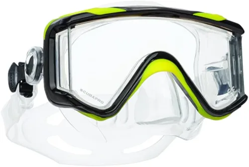 Vista 2 de Máscara de buceo Scubapro Crystal Vu Plus Amarillo