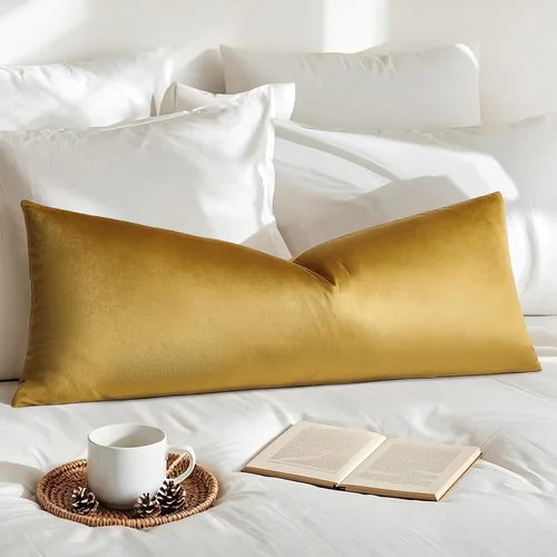 Vista 80 de Artscope Fundas de Almohada de Terciopelo de Lujo Fundas de Almohadas Cuadradas Decorativas Fundas de Cojines Suaves Sólidas para Sofá de Sala Sofá