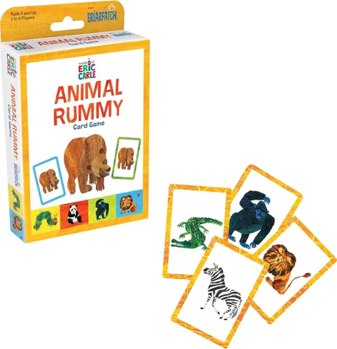 Vista 8 de Briarpatch, Juego de cartas Go Fish del mundo de Eric Carle con el abecedario, con la oruga muy hambrienta, aprendizaje preescolar para niños