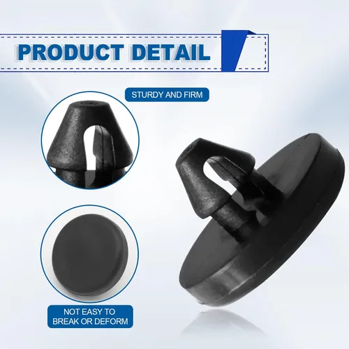 Vista 3 de Paquete de 12 pastillas de freno para pedal de freno, tapón de freno para pedal de embrague automotriz, pedal de freno de camión de automóvil
