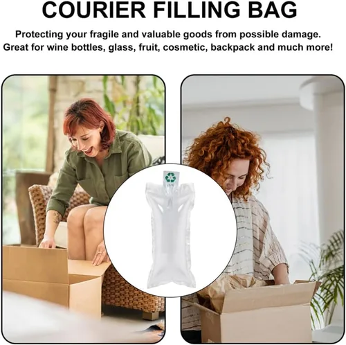 Vista 9 de NUOBESTY Bolso inflable del empaquetado del aire del bolso 100pcs de la almohada del aire fijado para la protección del envío