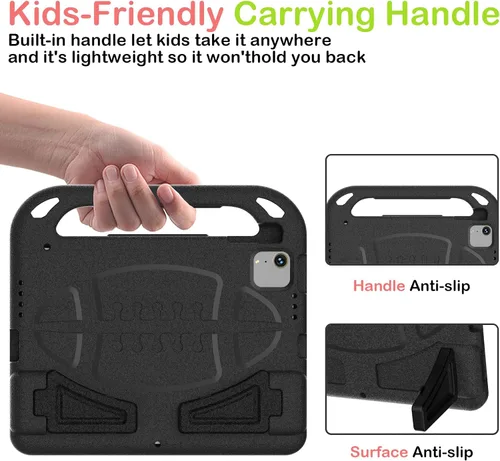 Vista 4 de Funda protectora resistente para iPad Pro de 11 pulgadas (2024/2022/2021/2020, 2018), funda para niños para iPad de 11ª generación (A16) de 11